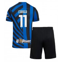 Inter Milan Joaquin Correa #11 Replika babykläder Hemmaställ Barn 2024-25 Kortärmad (+ korta byxor)